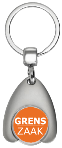 SleutelHanger met boodschappenkar muntje